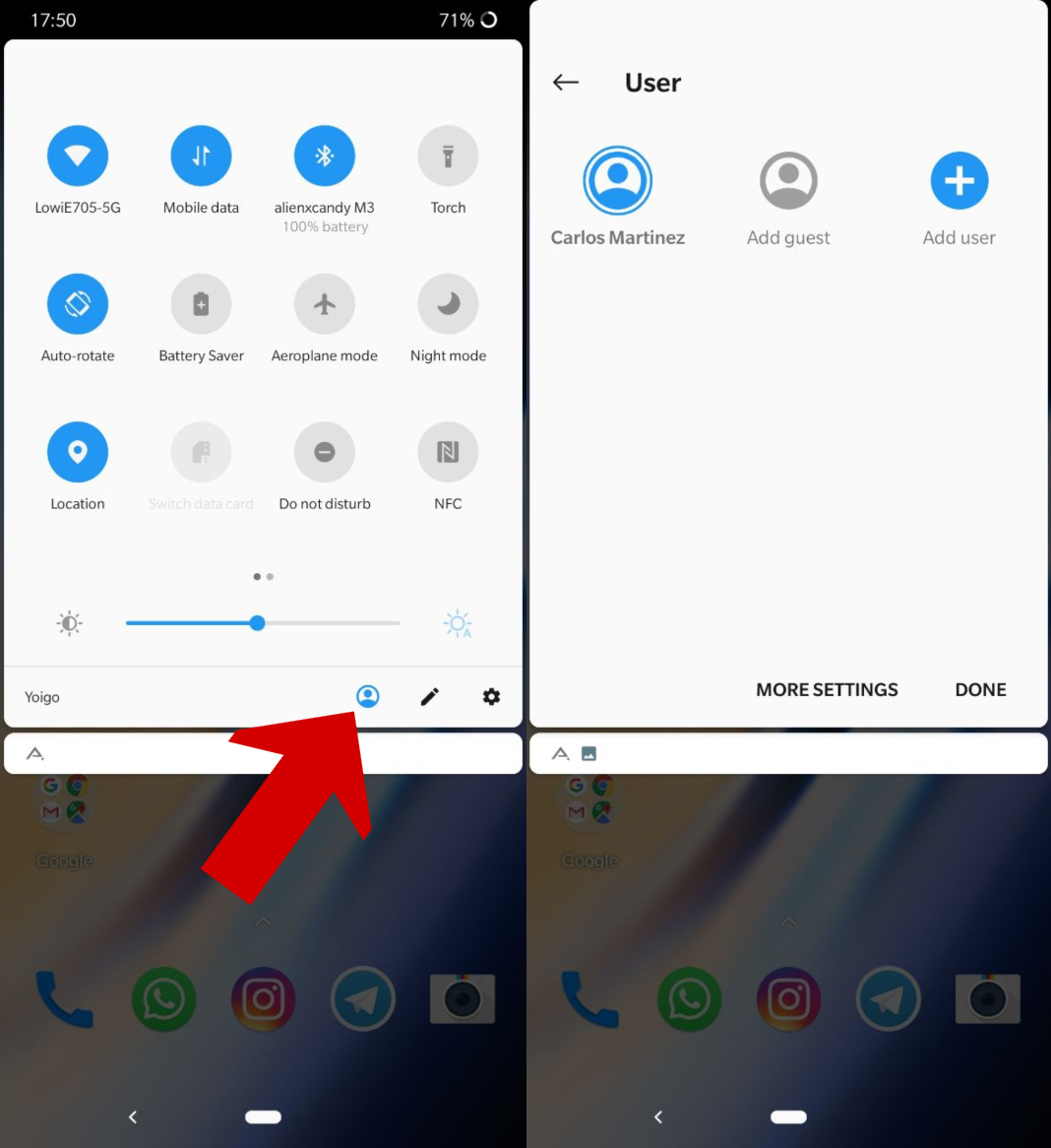 usuario eng How to create a guest user on your Android device