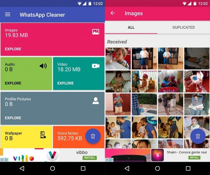 whatsapp cleaner screenshot 1 Siete apps que añaden nuevas funciones a WhatsApp