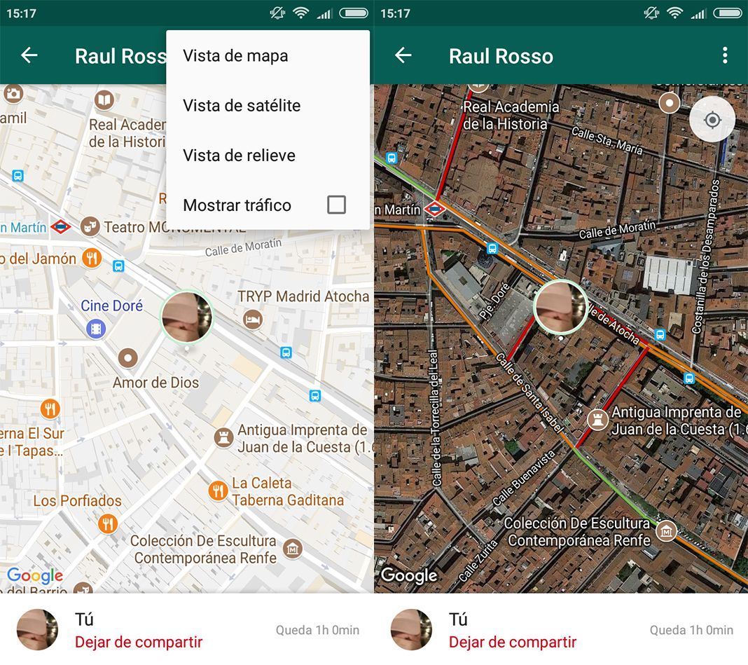 Cómo compartir nuestra ubicación en tiempo real en WhatsApp