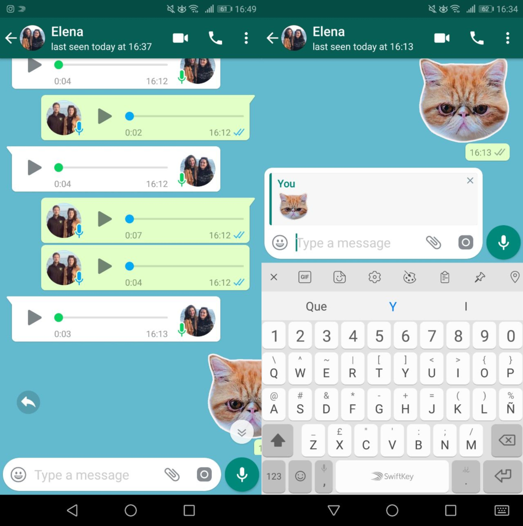 whatsapp deslizar WhatsApp now allows consecutive audio message playback on Android