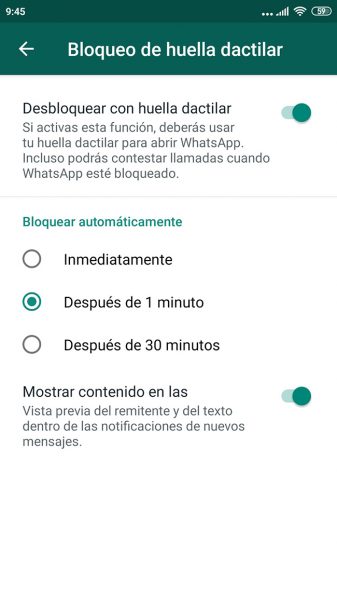 Cómo Utilizar El Bloqueo Por Huella Dactilar En Whatsapp 6976